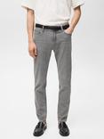 Mango Jan Slim Jeans, Open Grey