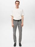 Mango Jan Slim Jeans, Open Grey