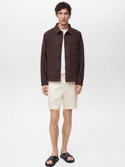 Mango Darb Regular Fit Chino Shorts - view 2, Light Beige