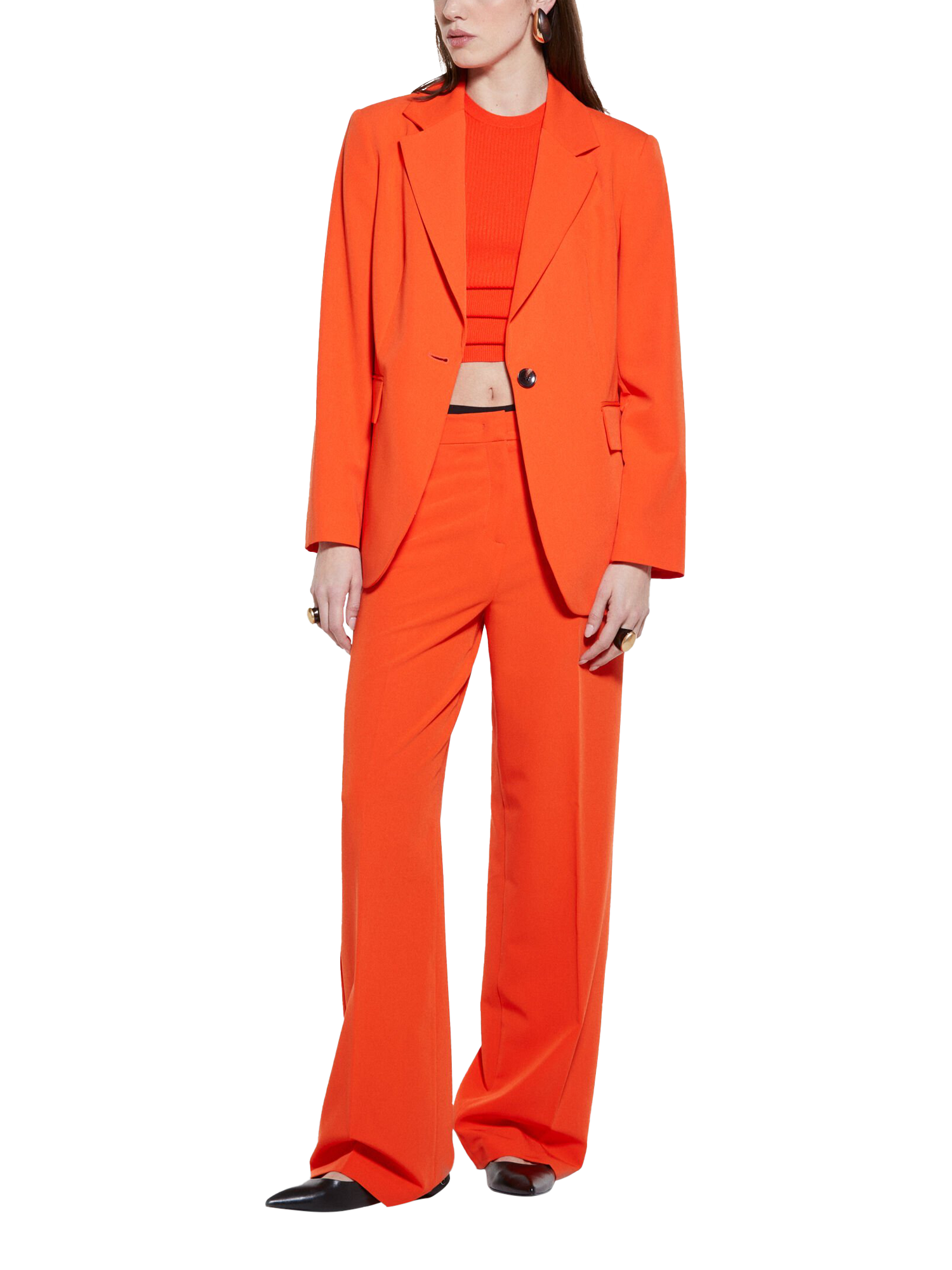Product image 3 of 5, which shows SISLEY Regular Fit Blazer, Orange, 16