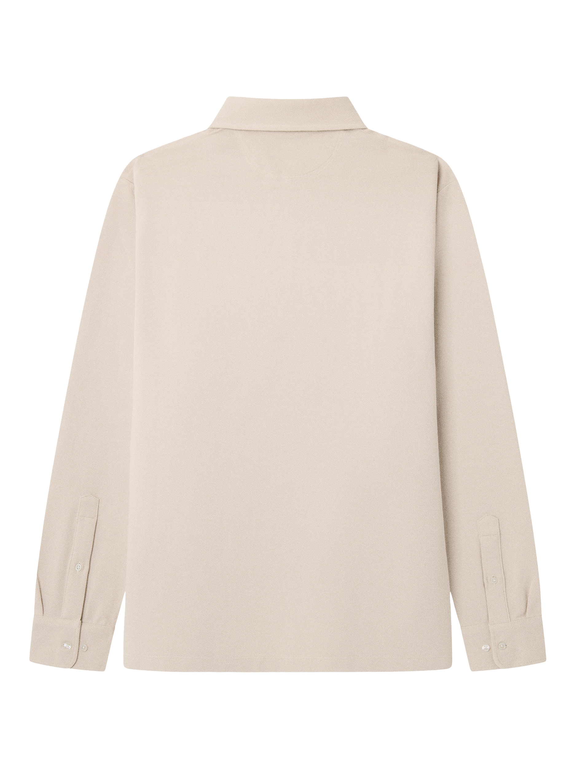 Product image 7 of 7, which shows Hackett London Cotton Long Sleeve Polo Shirt, Off White, XXXL