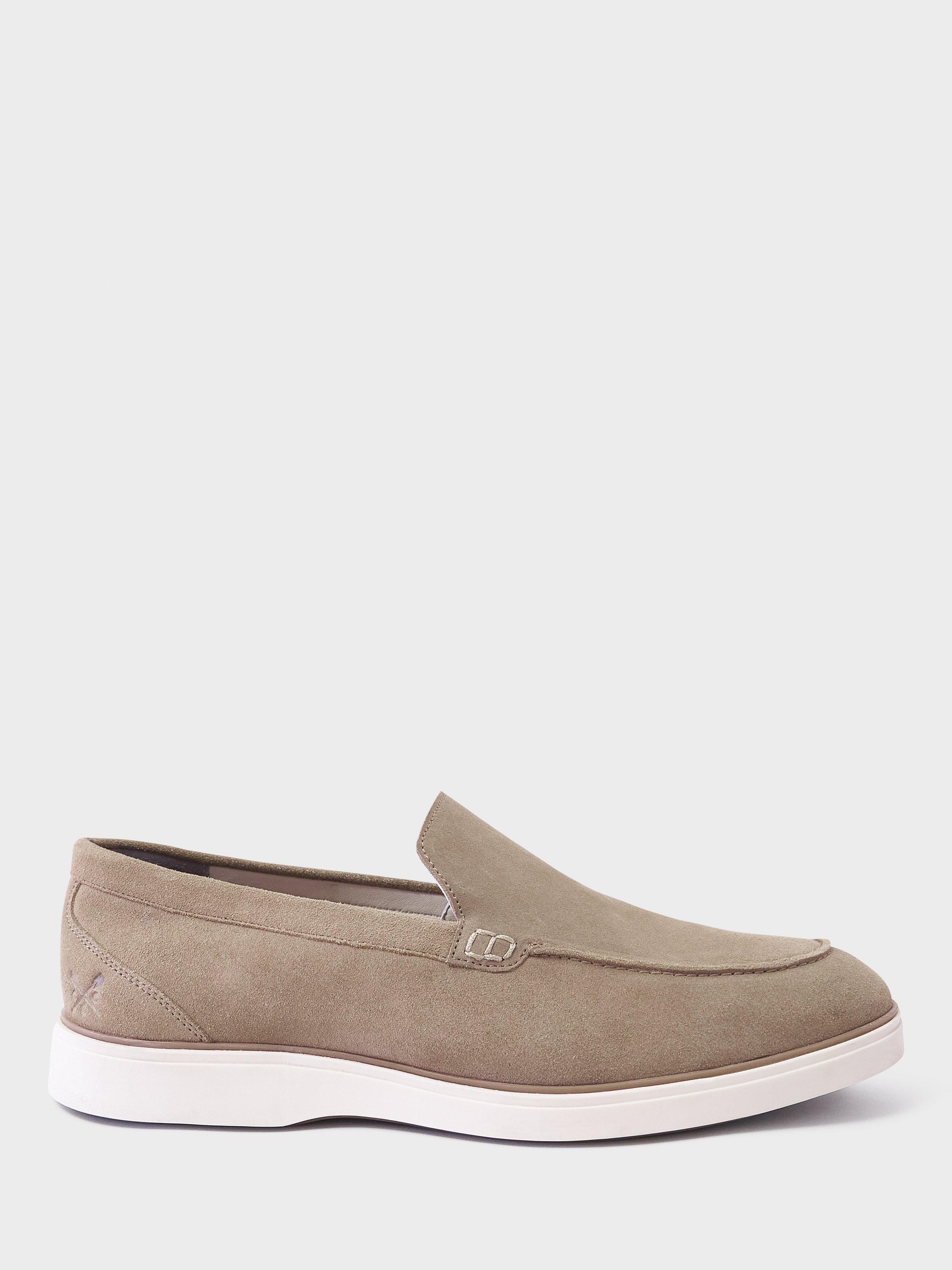 Product image 1 of 11, which shows Crew Clothing Suede Blend Loafers, Mink Brown, 7