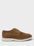 Crew Clothing Suede Lace Up Oxford Shoes, Tan