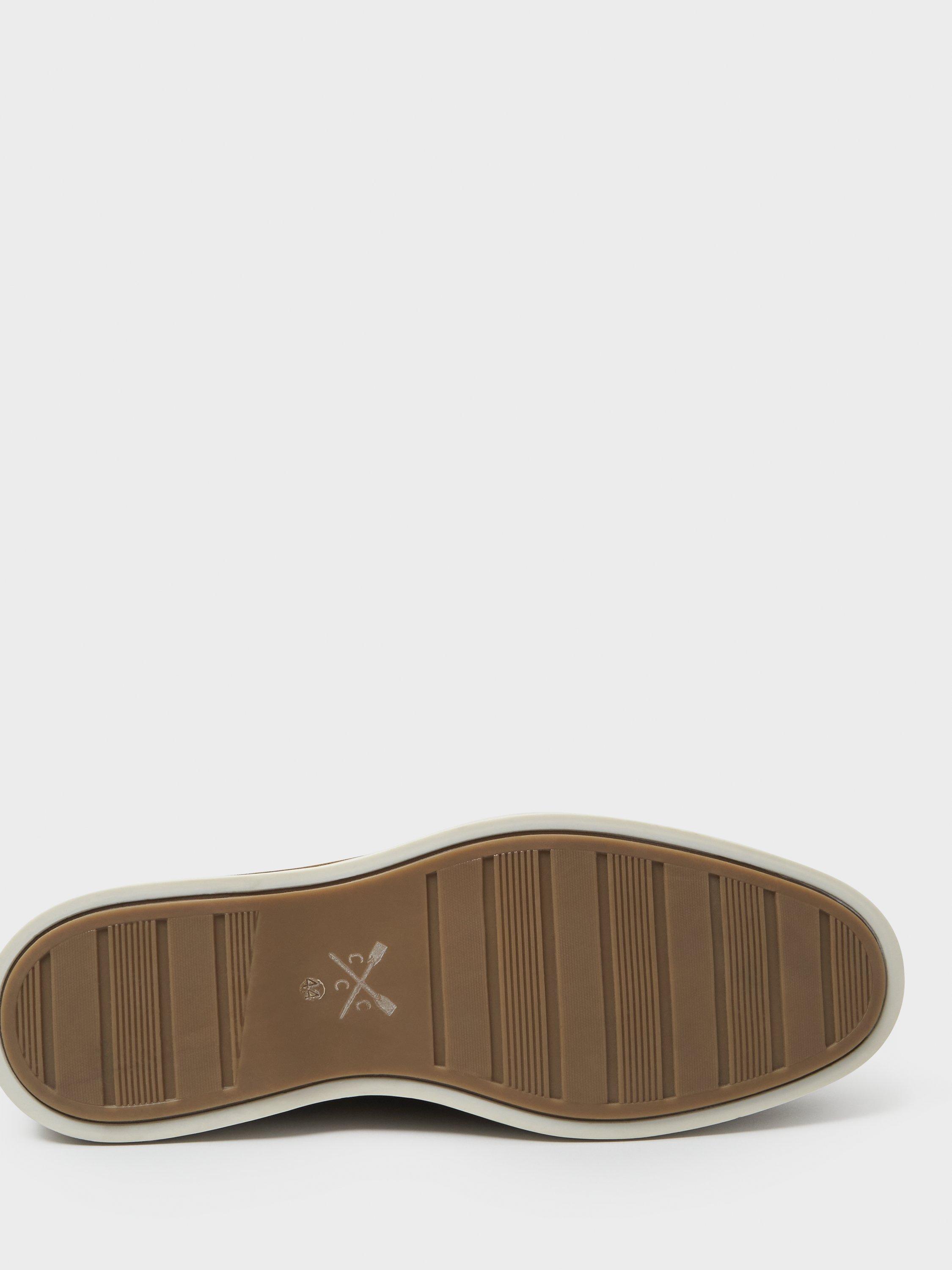 Product image 4 of 4, which shows Crew Clothing Suede Lace Up Oxford Shoes, Tan, 7