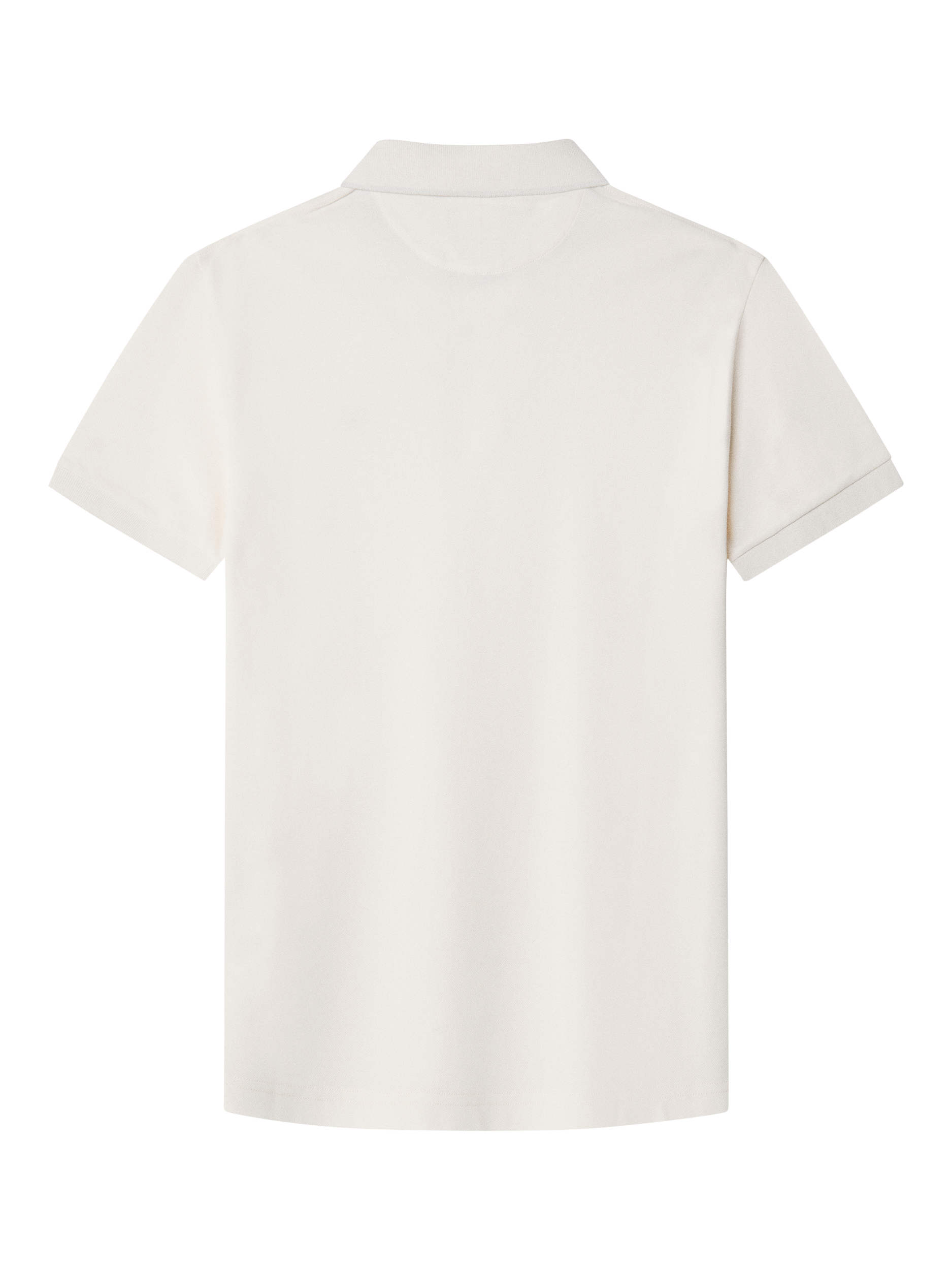 Product image 6 of 6, which shows Hackett London Cotton Blend Regular Fit Short Sleeve Polo Shirt, Off White, XXXL