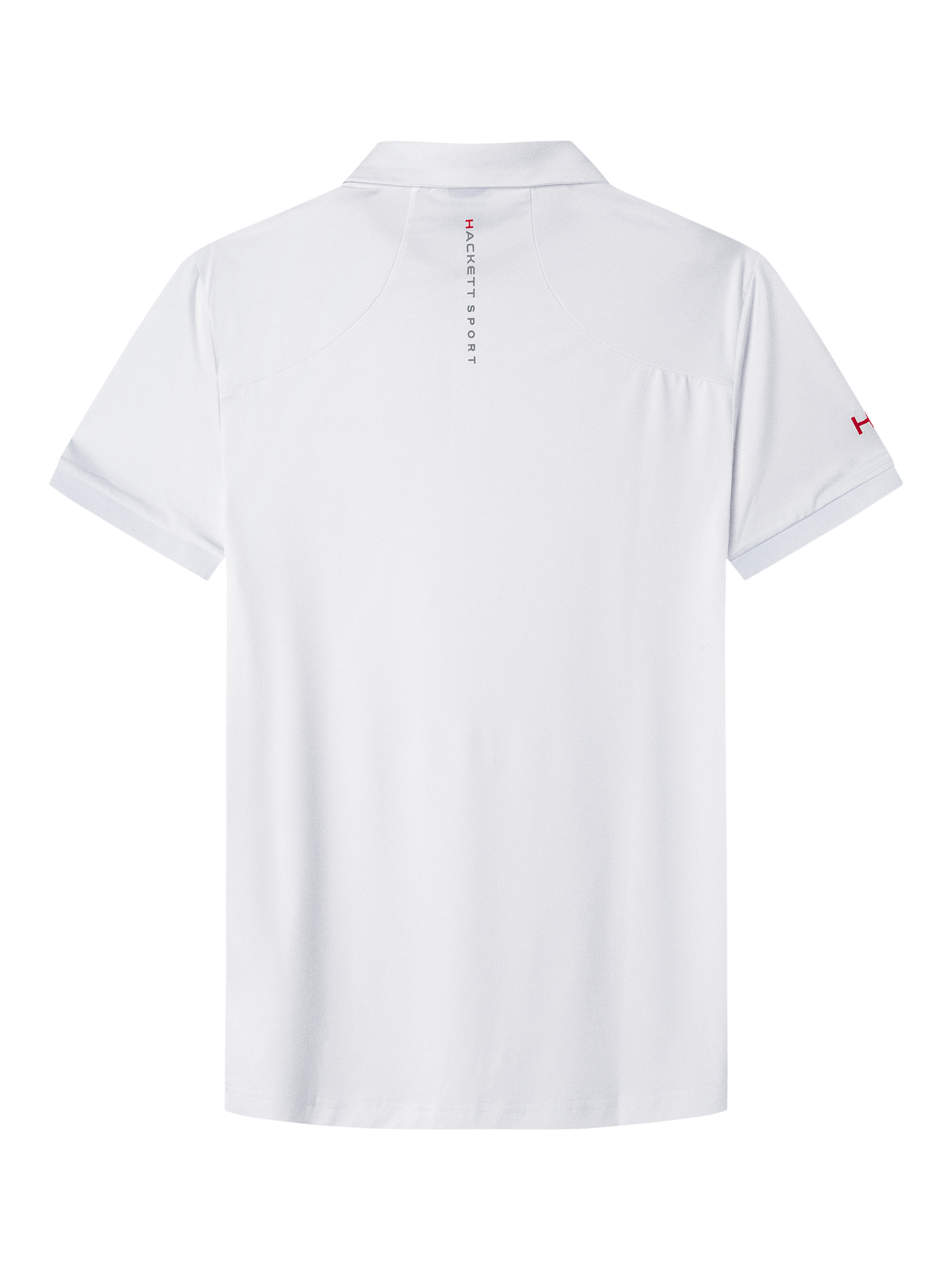 Product image 6 of 6, which shows Hackett London Regular Fit Short Sleeve Sports Polo Shirt, White, XXL