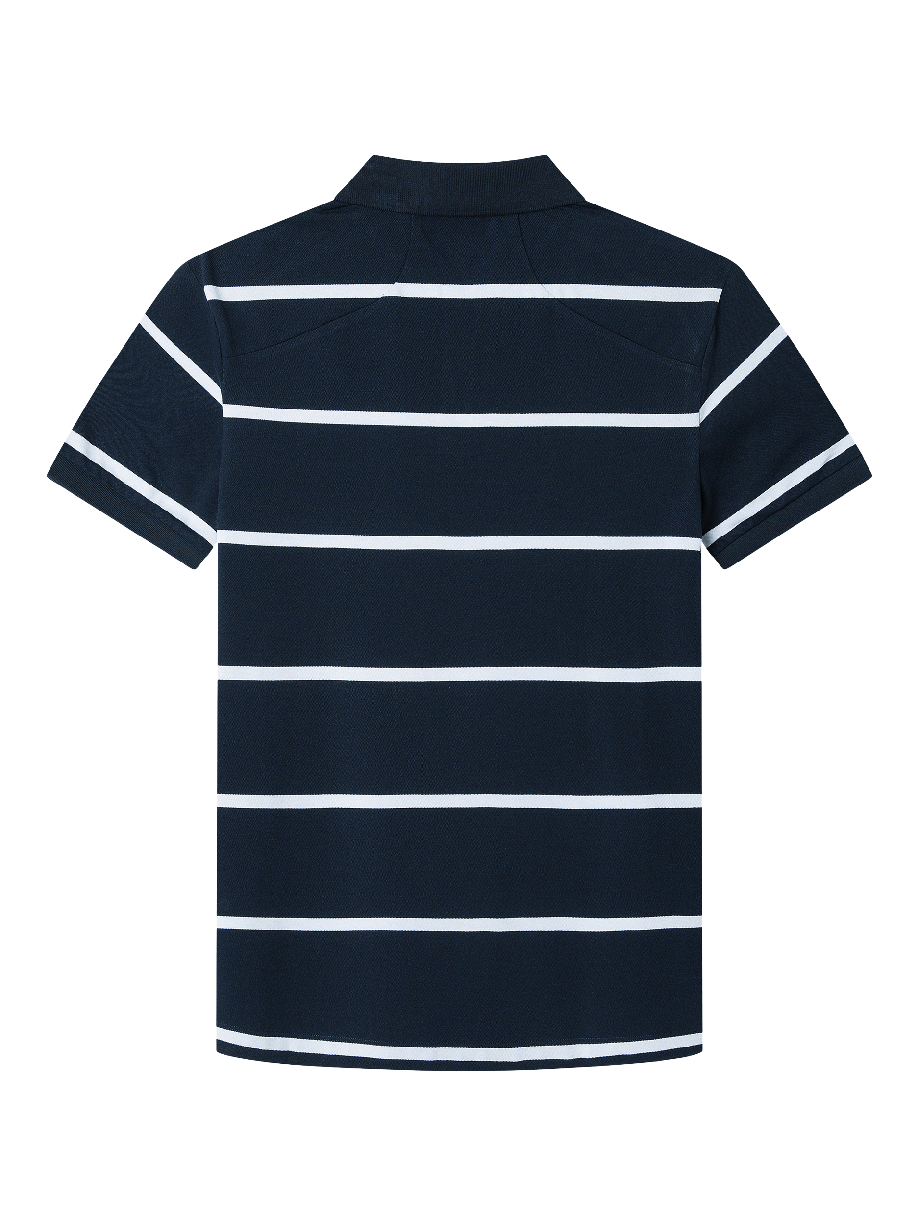 Product image 6 of 6, which shows Hackett London Cotton Blend Regular Fit Sports Polo Shirt, Navy/White, XXL