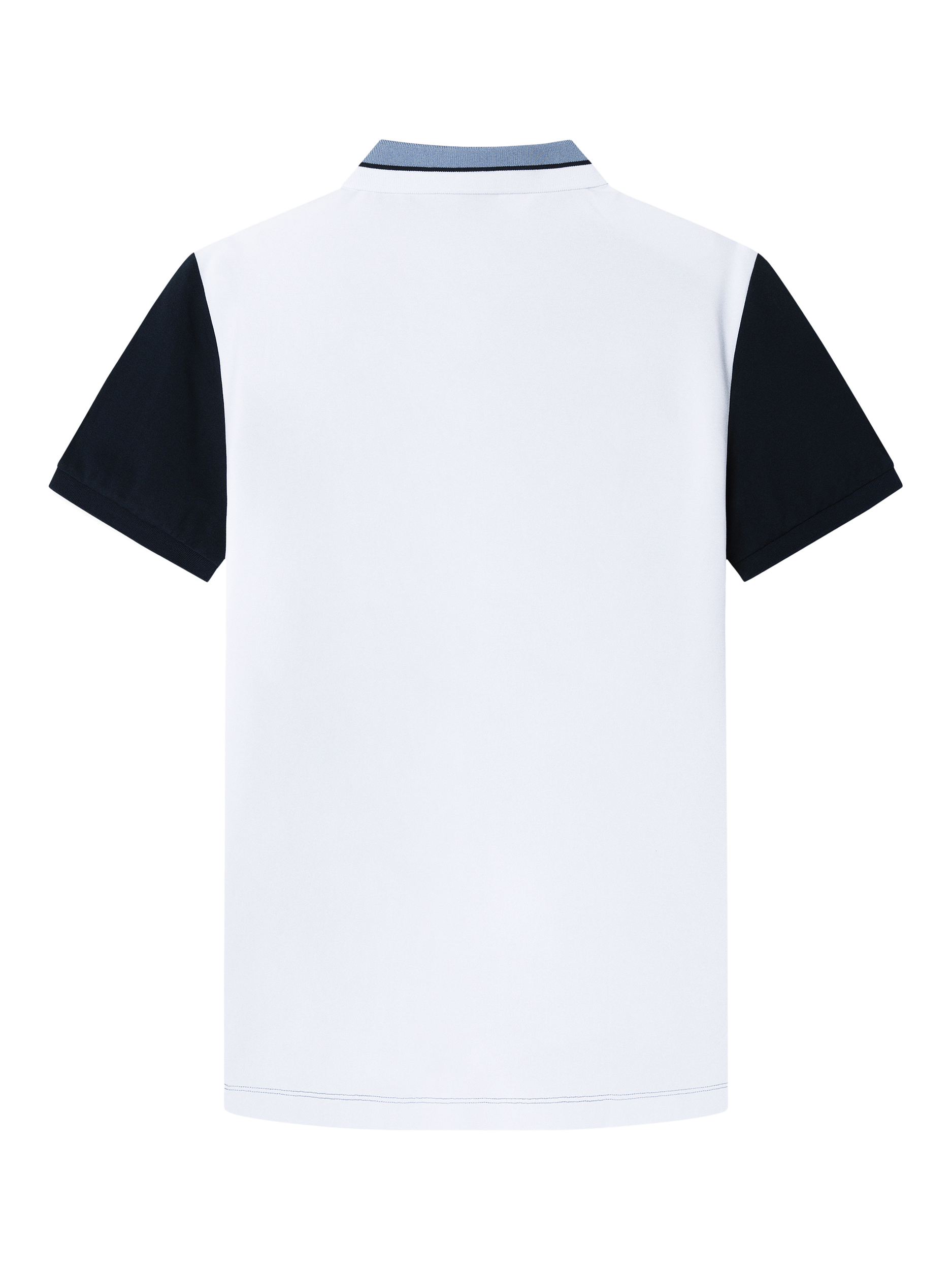 Product image 6 of 6, which shows Hackett London Cotton Blend Regular Fit Sports Polo Shirt, Chambray Blue, XXXL