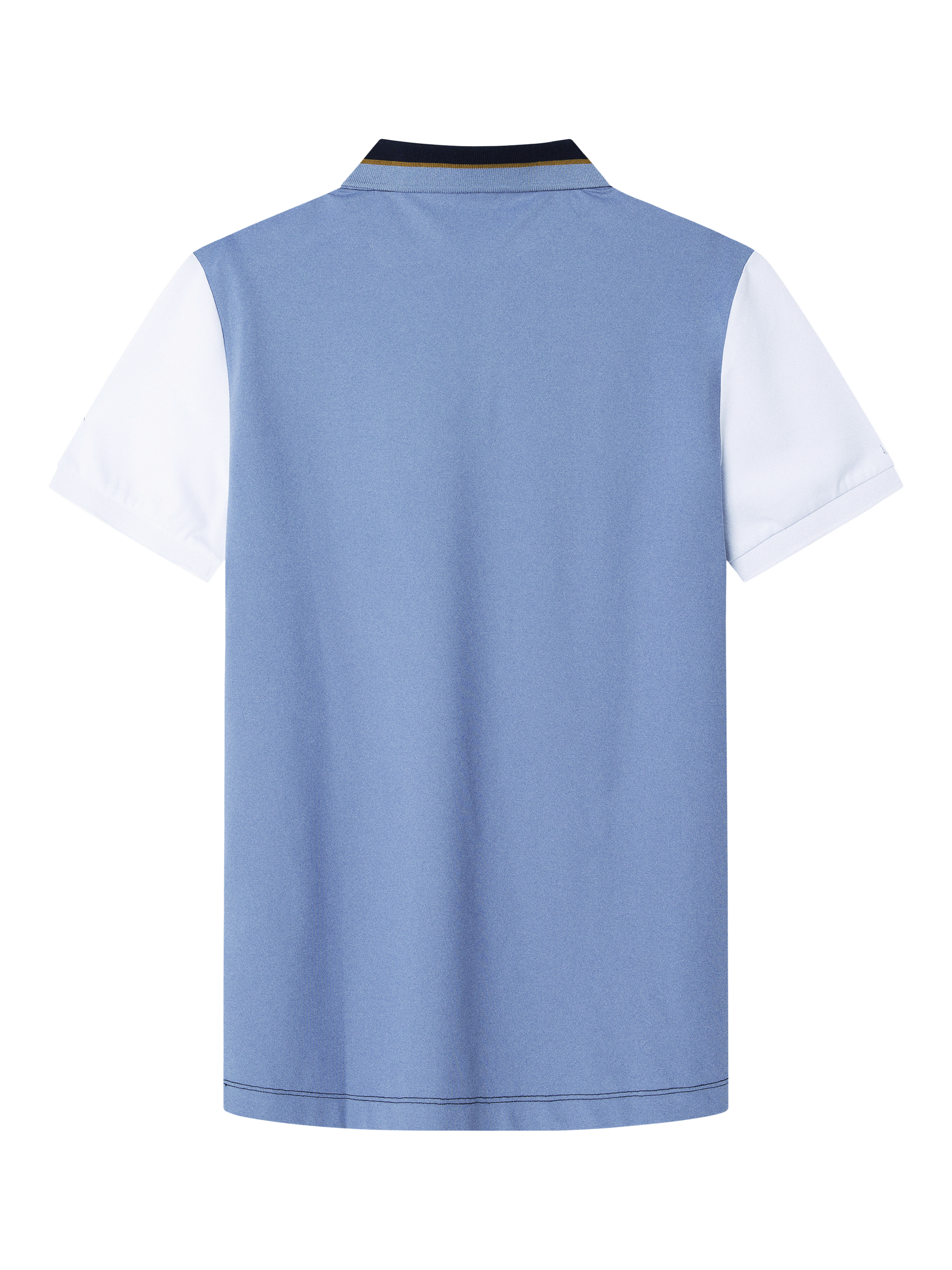 Product image 6 of 6, which shows Hackett London Sport Cotton Blend Regular Fit Short Sleeve Polo Shirt, Navy, XS