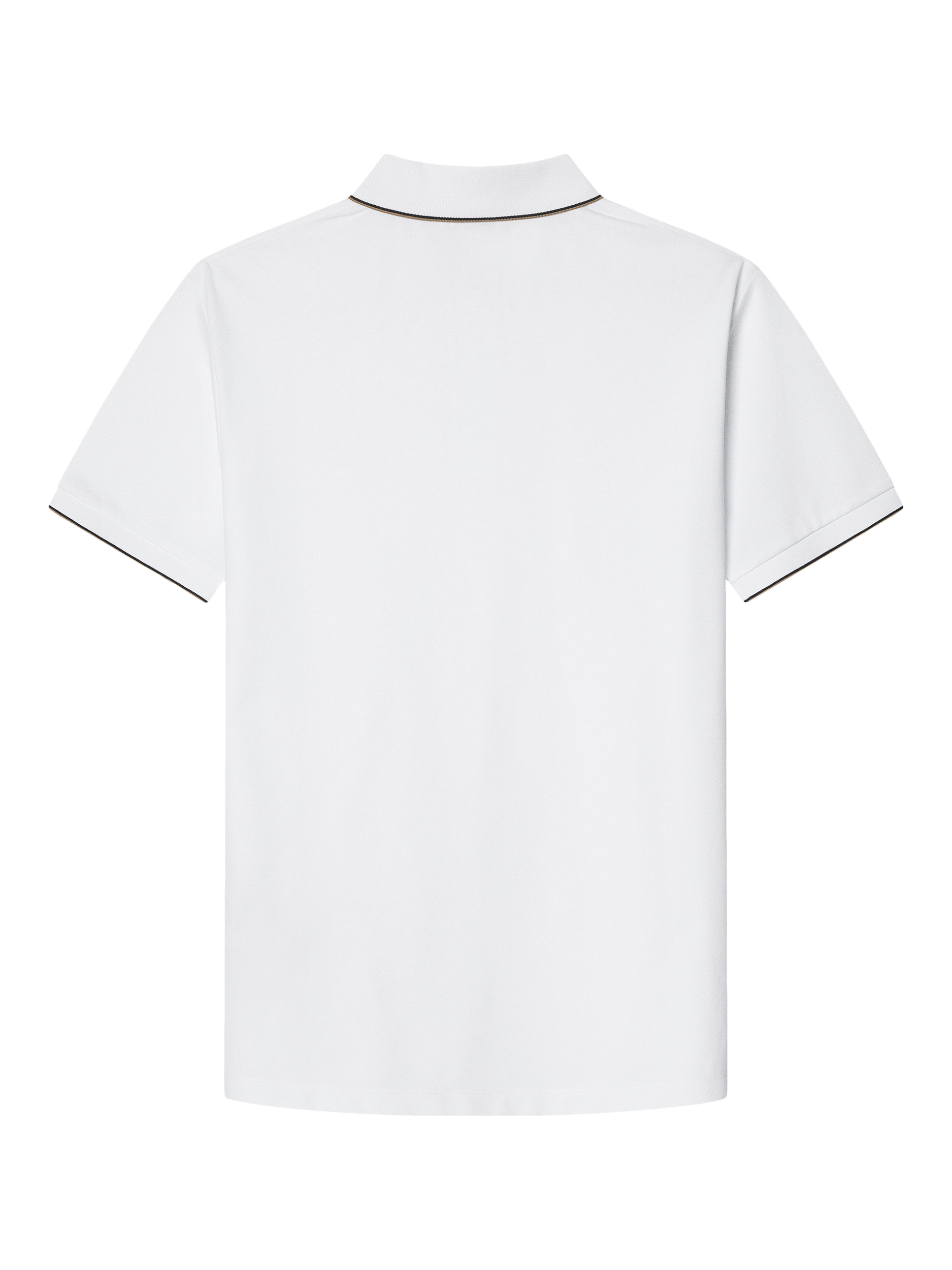 Product image 6 of 6, which shows Hackett London Sports Cotton Blend Regular Fit Short Sleeve Polo Shirt, White, XXL