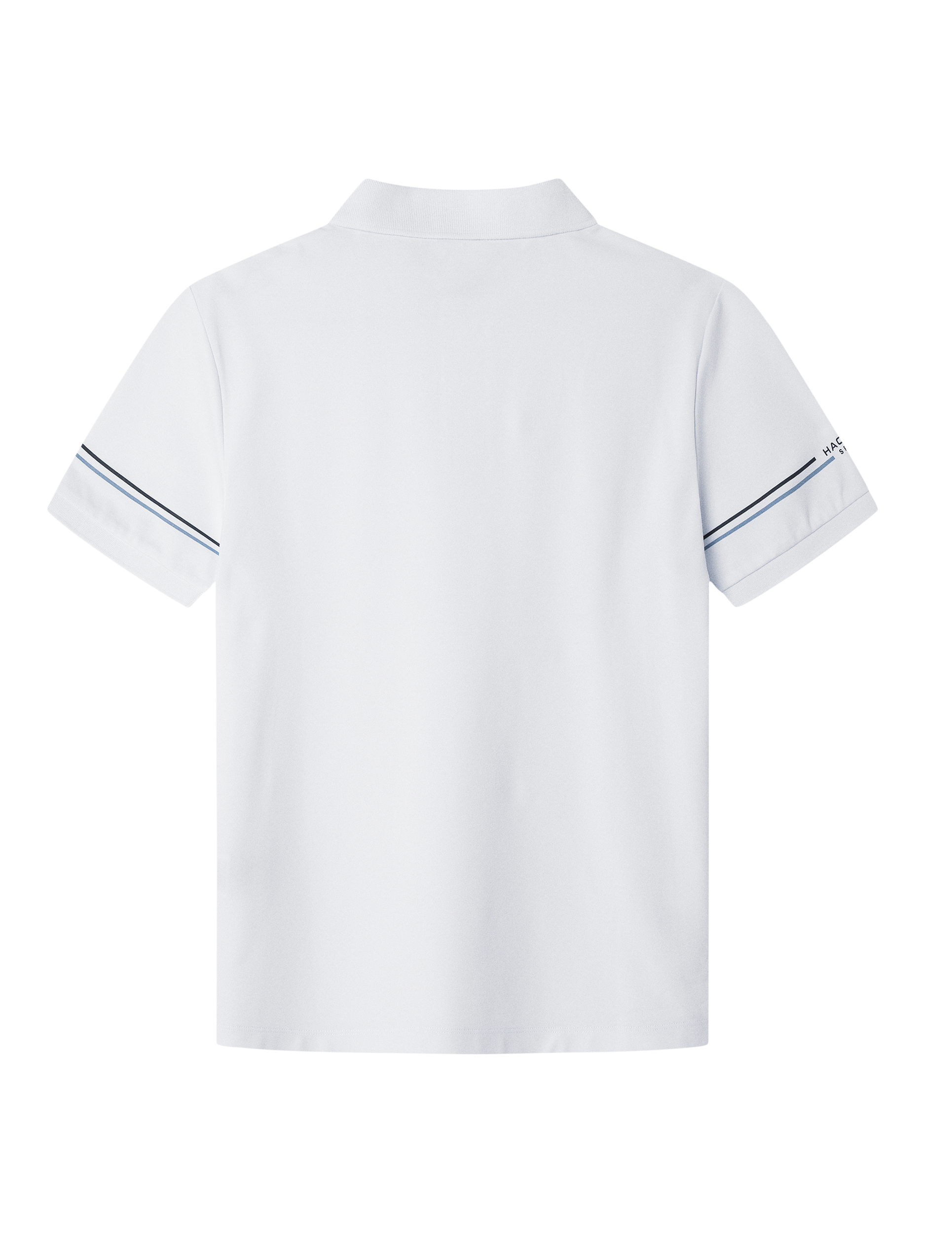Product image 6 of 6, which shows Hackett London Cotton Blend Regular Fit Short Sleeve Sports Polo Shirt, White, XXL