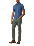 Hackett London Cotton Slim Fit Short Sleeve Polo Shirt, Dark Denim Blue, Dark Denim Blue