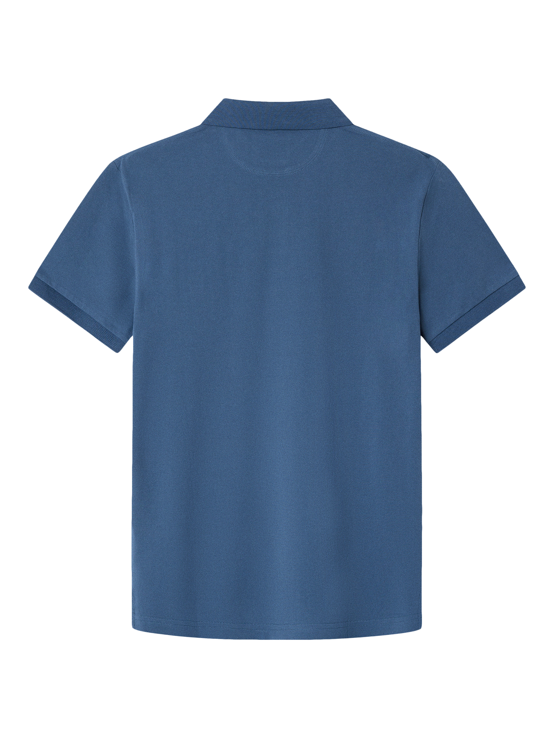 Product image 7 of 7, which shows Hackett London Cotton Slim Fit Short Sleeve Polo Shirt, Dark Denim Blue, XL