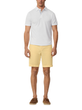 Hackett London Cotton Regular Fit Selvedge Stripe Pique Polo Shirt, Optic White
