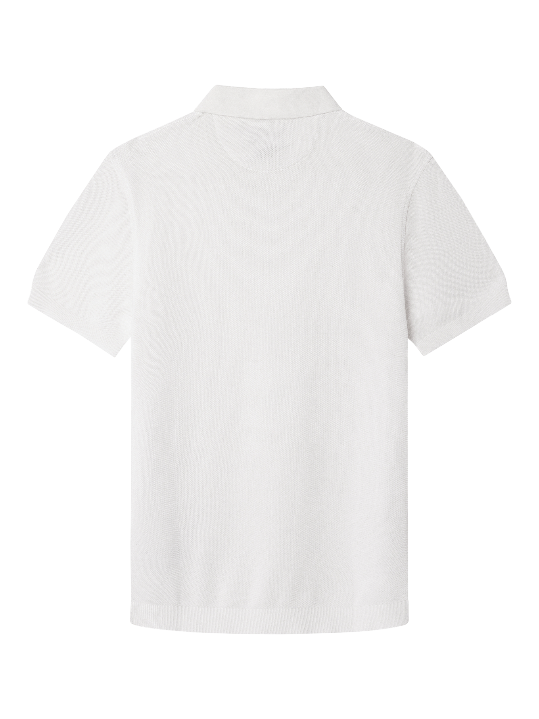 Product image 6 of 6, which shows Hackett London Cotton Pique Polo Shirt, Optic White, XS