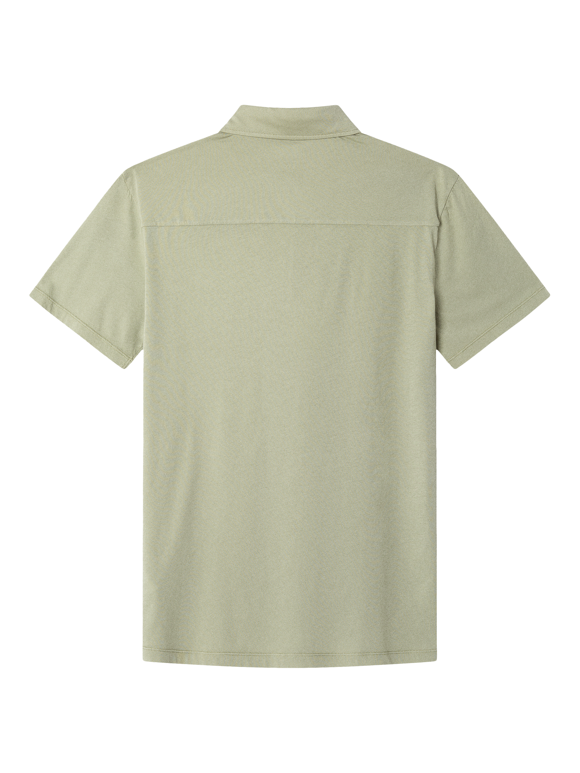 Product image 6 of 6, which shows Hackett London Cotton Regular Fit Tonal Embroidery Polo Shirt, Sage Green, XS