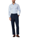 Hackett London Cotton Tailored Fit Kent Cutaway Collar Shirt, Sky Blue