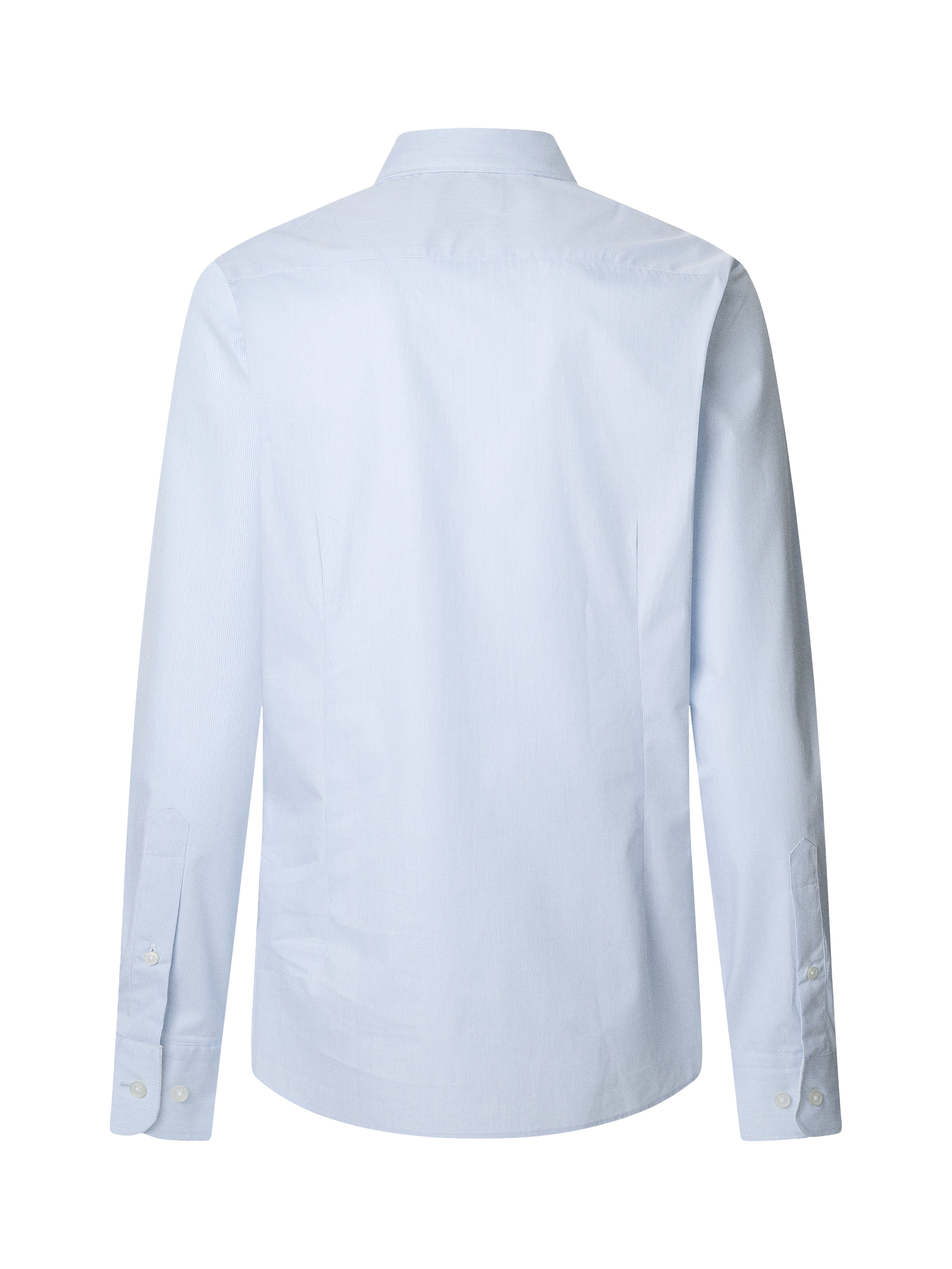 Product image 7 of 7, which shows Hackett London Cotton Tailored Fit Kent Cutaway Collar Shirt, Sky Blue, XXL