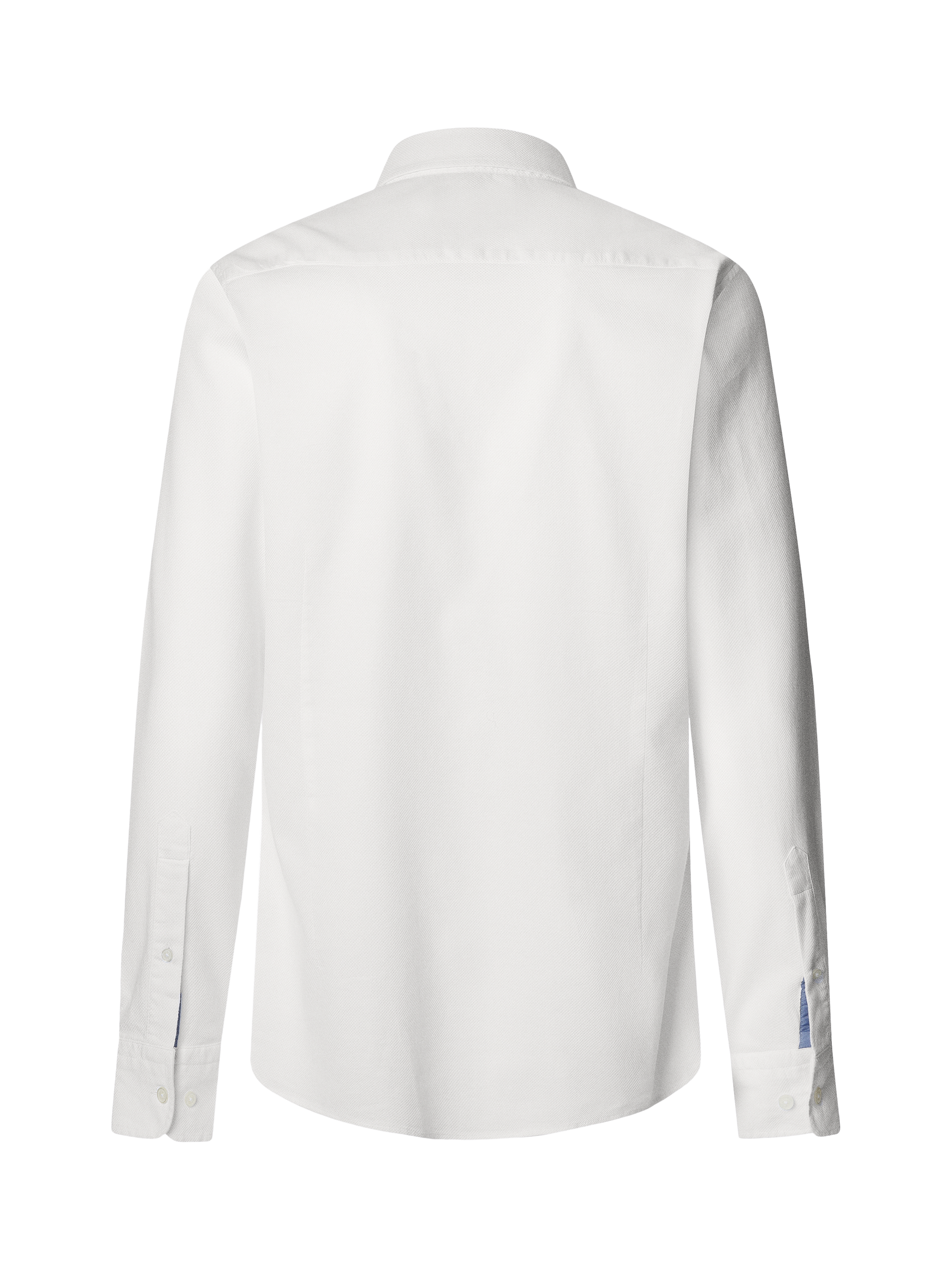 Product image 7 of 7, which shows Hackett London Tailored Fit Cotton Blend Shirt, Optic White, XXL
