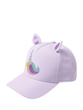 Lindex Kids' Unicorn Baseball Cap, Light Lilac