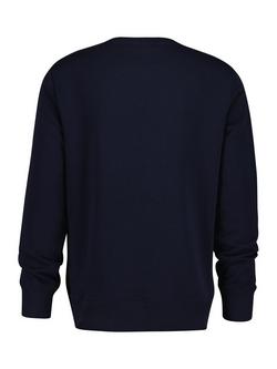 GANT G Badge Cotton Blend Jumper - view 2, Evening Blue