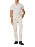 Hackett London Cotton Regular Fit Short Sleeve Polo Shirt, Off White