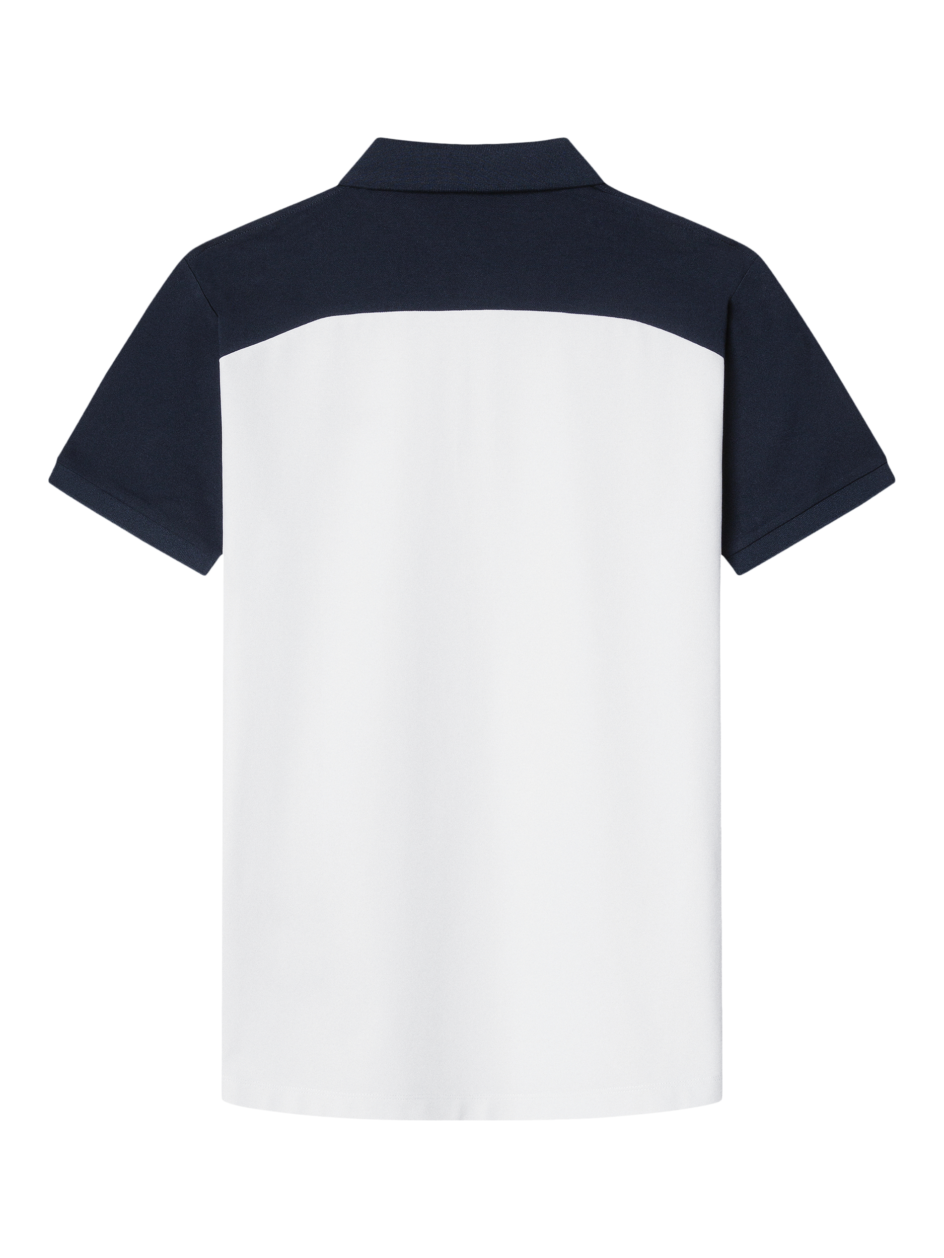 Product image 6 of 6, which shows Hackett London Cotton Blend Regular Fit Sports Polo Shirt, White/Navy, XS