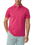 Hackett London Cotton Regular Fit Short Sleeve Polo Shirt, Hibiscus Pink