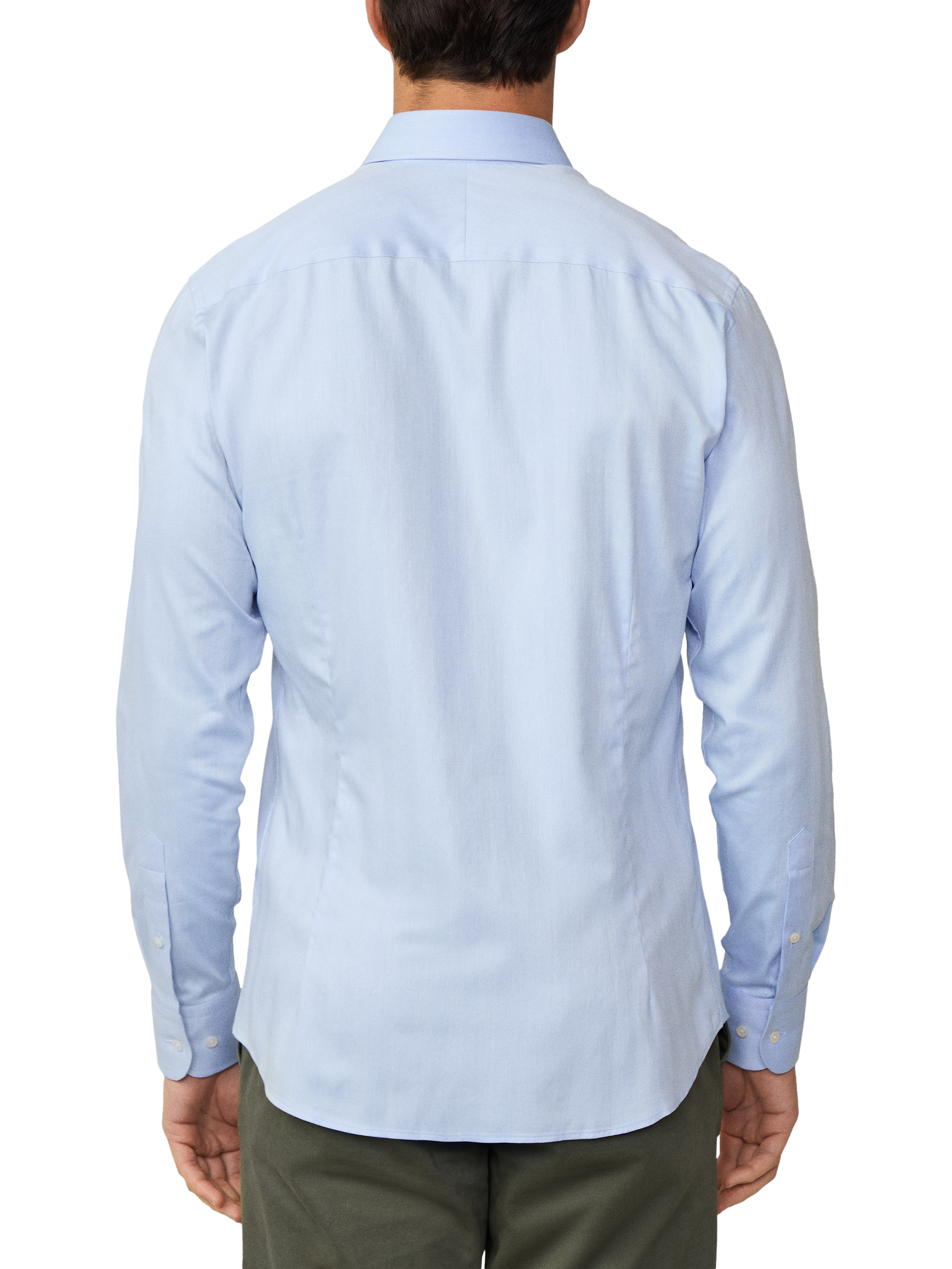 Product image 3 of 7, which shows Hackett London Cotton Tailored Fit Shirt, Sky Blue, S