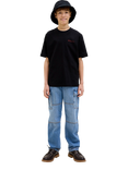 Jack & Jones Kids' Relaxed Cargo Jeans, Blue Denim