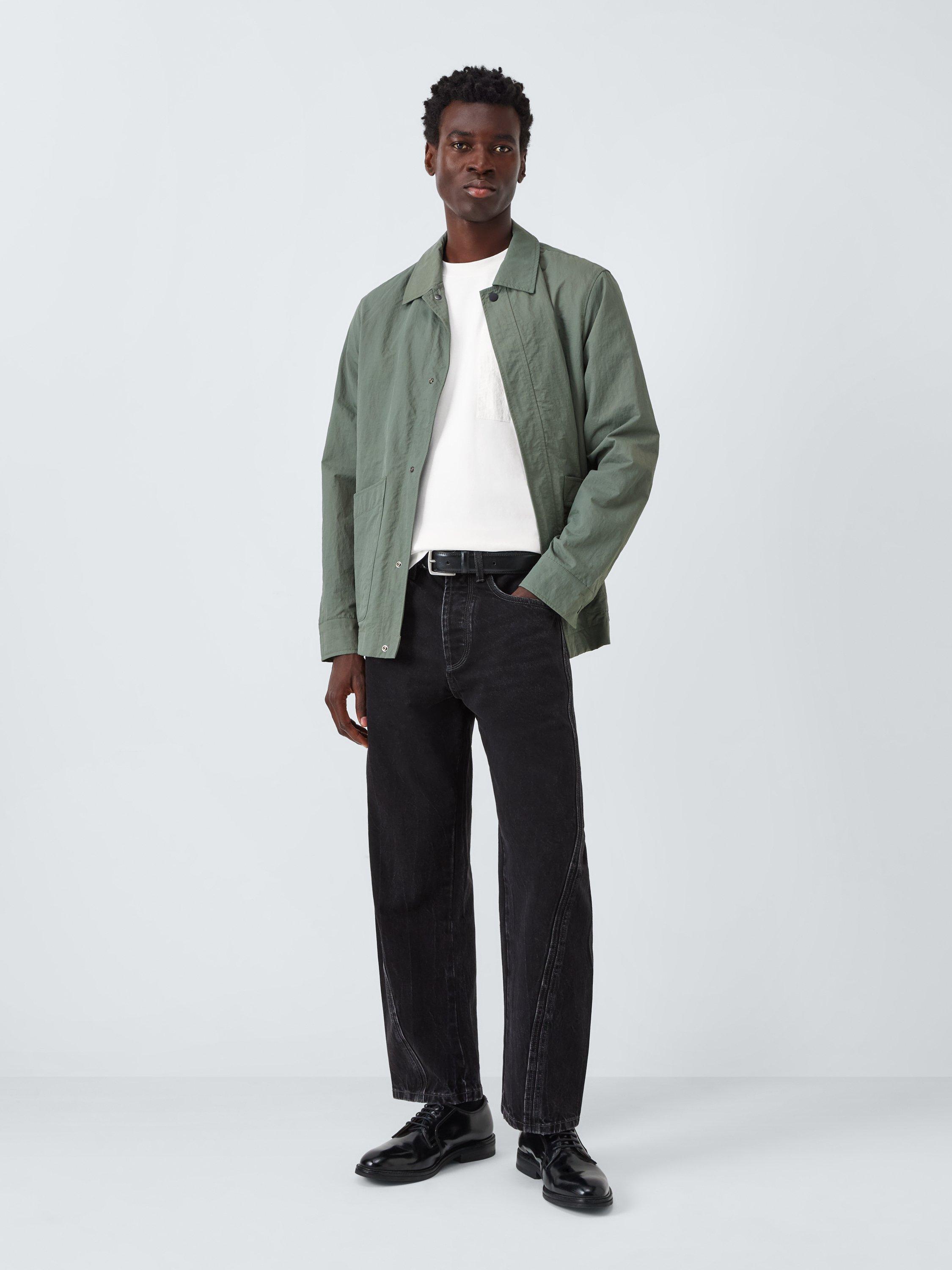 Product image 3 of 6, which shows Kin Nylon Pocket Cotton T-Shirt, White, M