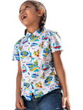 Frugi Kids' Harvey Hawaiian Shirt, Multi