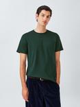John Lewis Supima Cotton Regular Fit Crew Neck T-Shirt, Darkest Spruce
