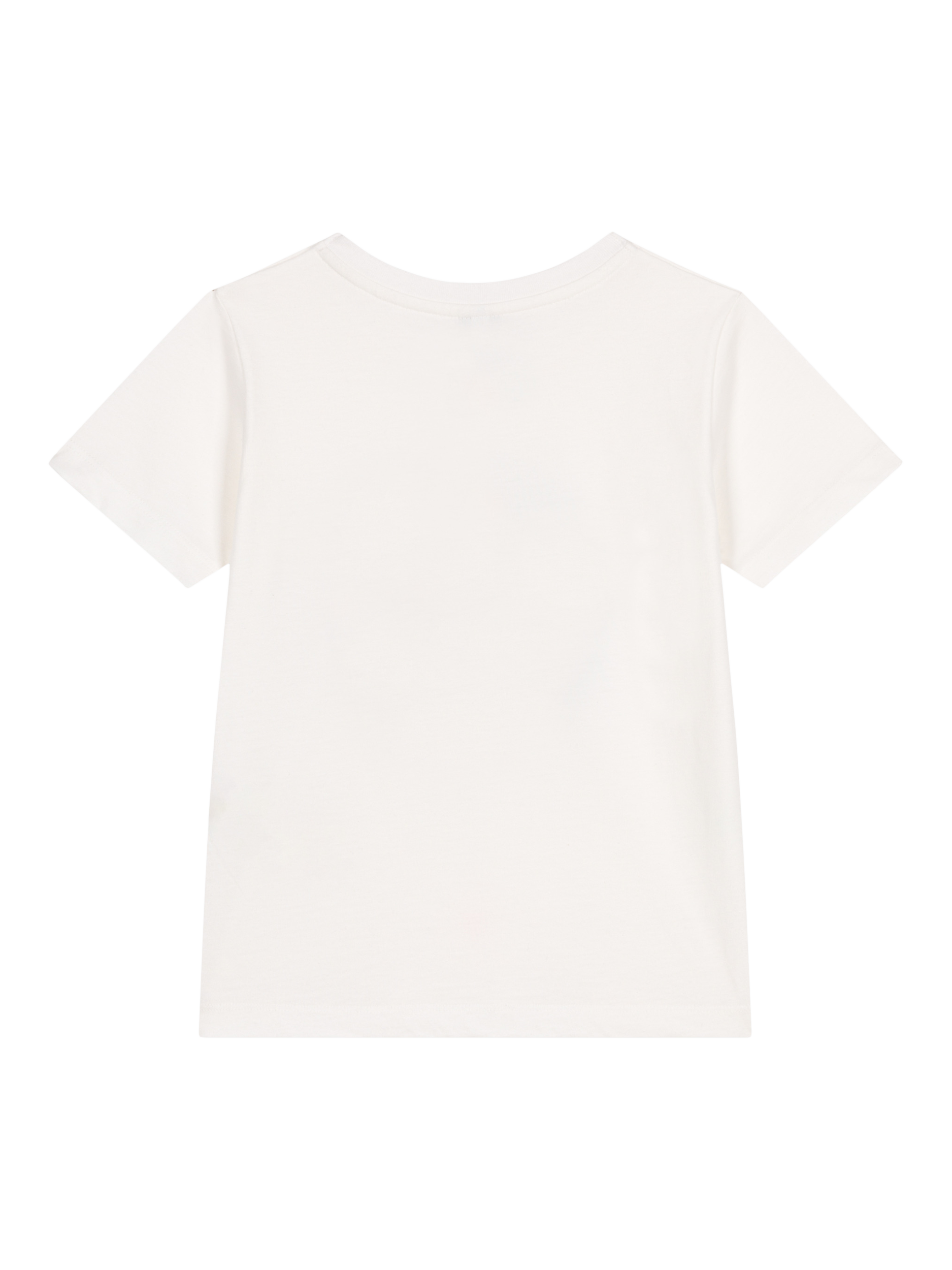 Product image 4 of 5, which shows Petit Bateau Kids' Printed T-Shirt, Marshmallow, 10 years