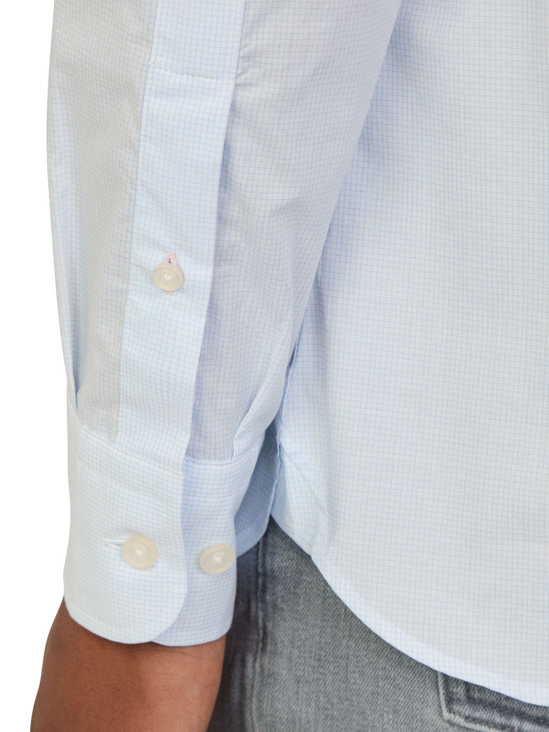 Product image 5 of 6, which shows Hackett Regular Fit Cotton Shirt, Sky Blue, XXL