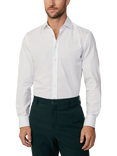 Hackett London Cotton Tailored Fit Kent Cutaway Collar Shirt, Sky Blue