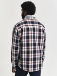 GANT Cotton Regular Fit Heavy Twill Check Shirt, Evening Blue