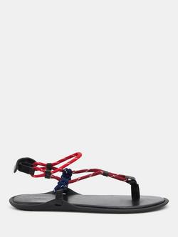 HUSH Leather Rope Strappy Sandals, Multi, Multi