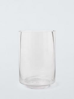 John Lewis Hurricane Candle Holder, Clear