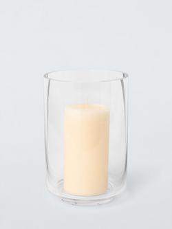 John Lewis Hurricane Candle Holder - view 2, Clear