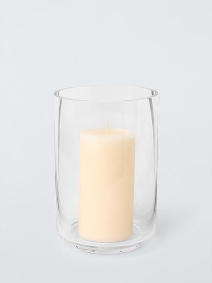 John Lewis Hurricane Candle Holder - view 2, Clear