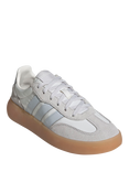 adidas Kids' Barreda Decode Suede Tennis Trainers, White