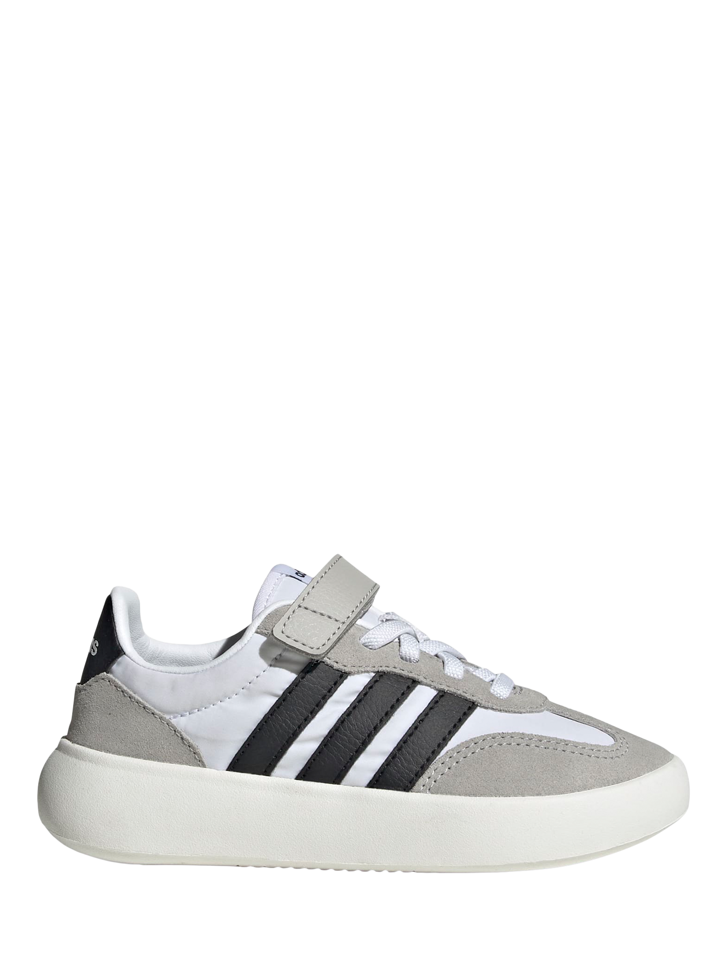 Product image 1 of 8, which shows adidas Kids' Barreda Decode Shoes, White/Black, 10 Jnr