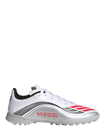 adidas Kids' F50 League Lionel Messi Football Boots, White, White