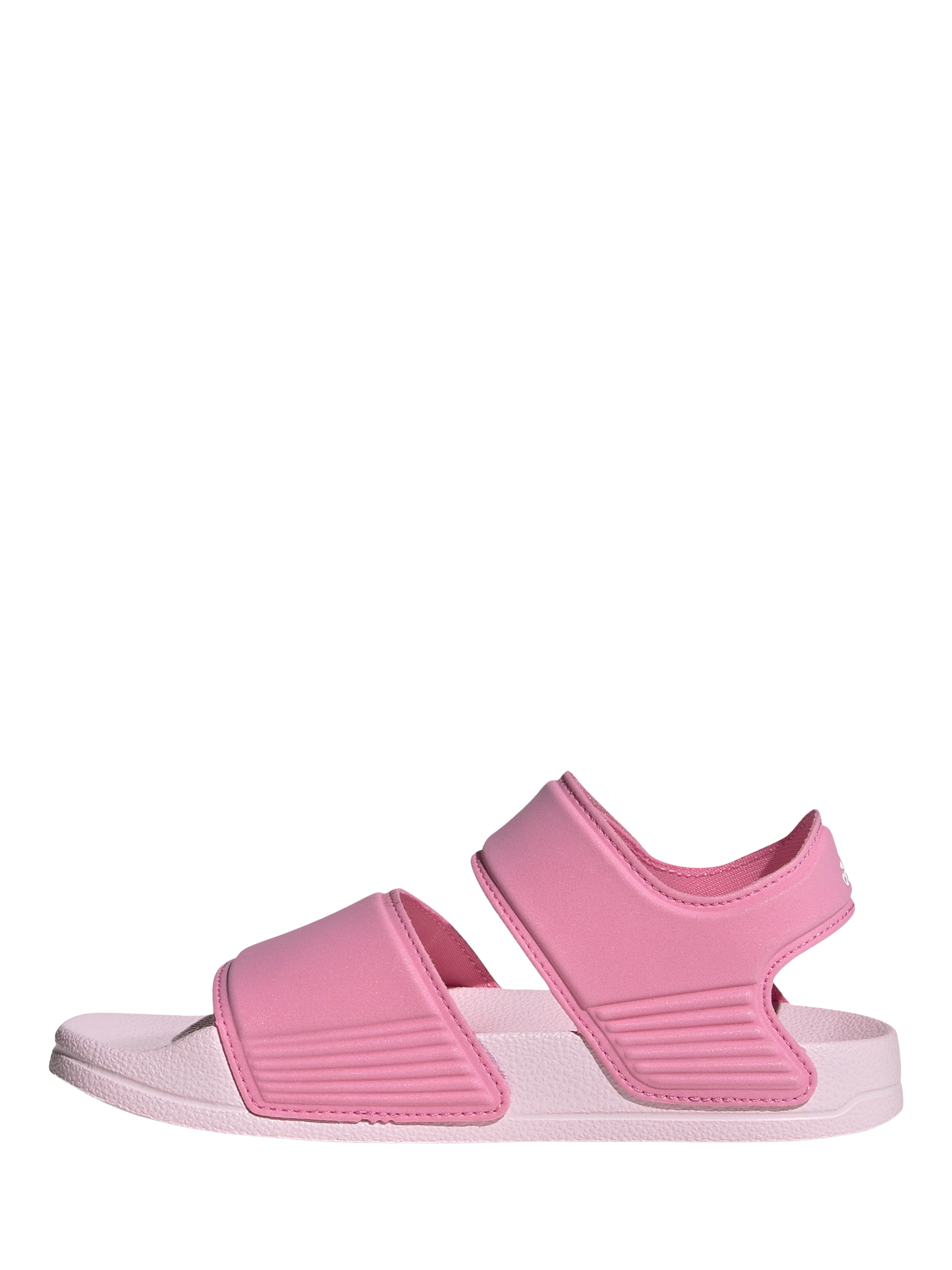 Product image 3 of 7, which shows adidas Kids' Adilette Open Toe Sandals, Pink, 1