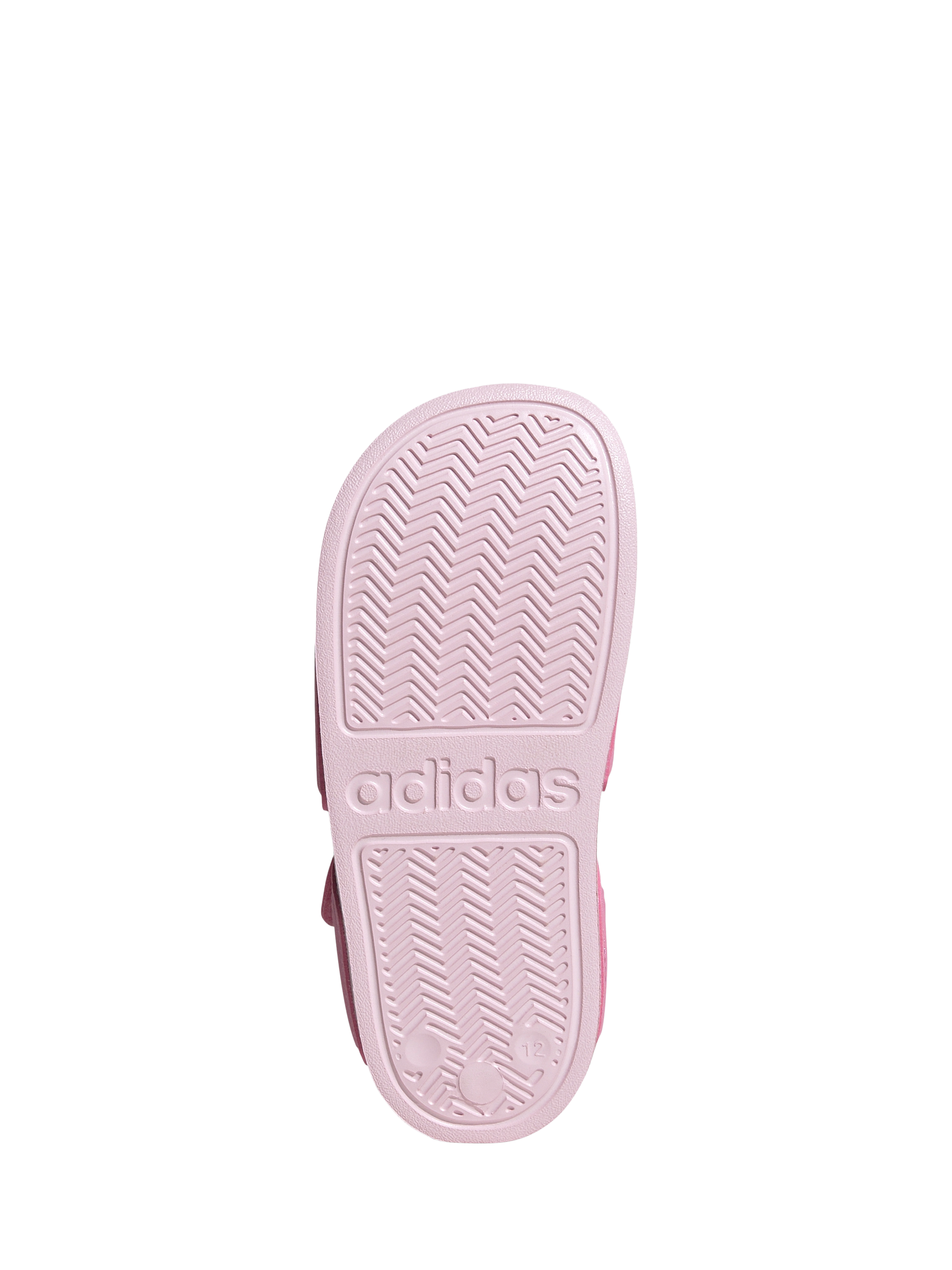 Product image 4 of 7, which shows adidas Kids' Adilette Open Toe Sandals, Pink, 1