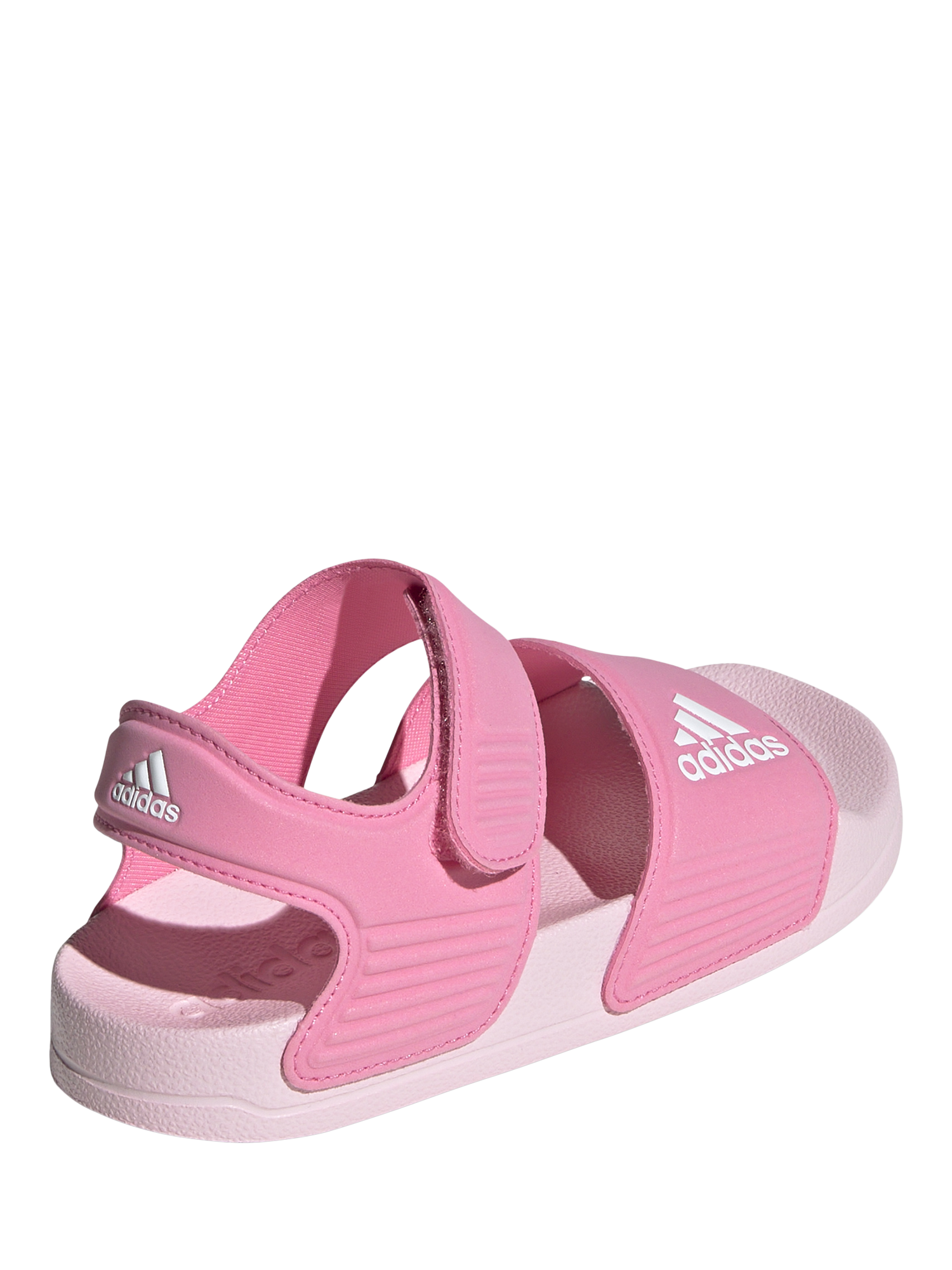 Product image 6 of 7, which shows adidas Kids' Adilette Open Toe Sandals, Pink, 1