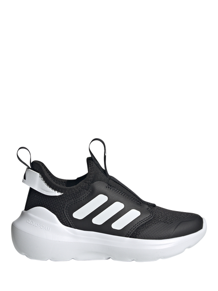 adidas Kids' Tensaur Comfort Laceless Shoes, Black/White, Black/White