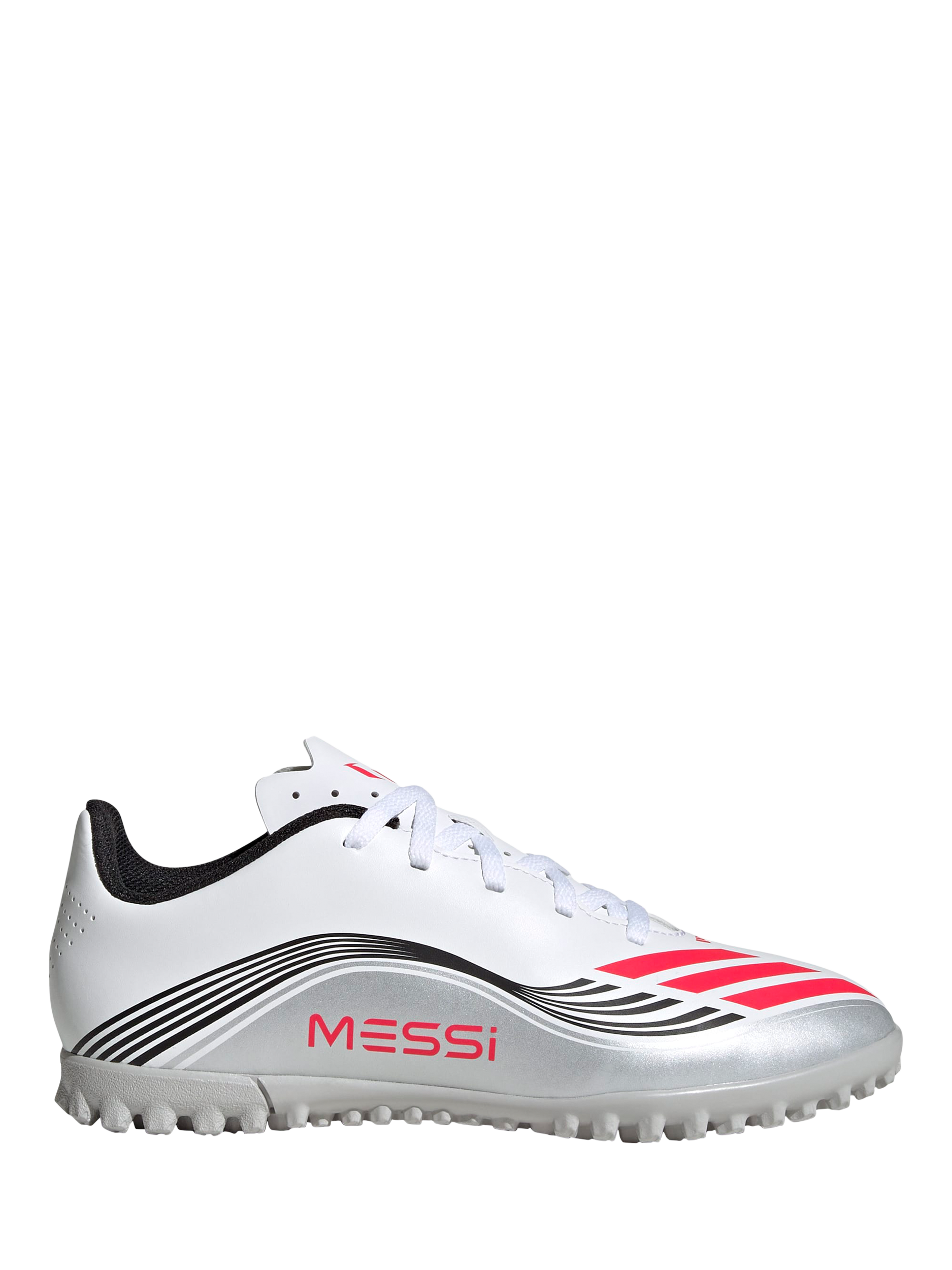 adidas Kids' F50 Club Lionel Messi Football Boots, White