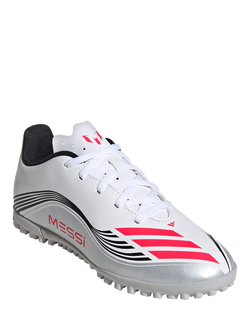 adidas Kids' F50 Club Lionel Messi Football Boots, White - view 2, White